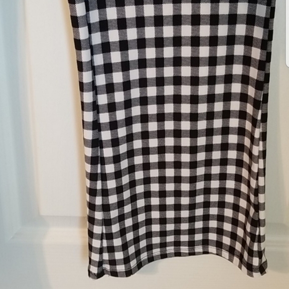 Forever 21 Gingham Check Flare Leg Pants - Picture 2 of 6